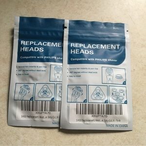 Shaver replacement heads